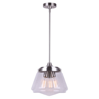 Canarm - IPL728B03BN - Three Light Pendant - Brushed Nickel