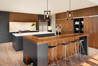 Moss One Light Pendant (IPL756A01BKW)