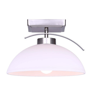 Canarm - ISF1077A01BN - One Light Semi Flush Mount - Mack - Brushed Nickel