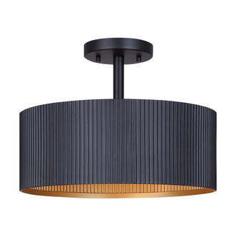 Canarm - ISF1119A02BK - Two Light Semi-Flush Mount - Rexton - Matte Black