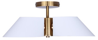 Daxton Three Light Semi-Flush Mount (ISF1146A03WHG)