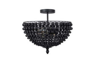 Burkley Two Light Flush Mount (ISF1185A02BK16)