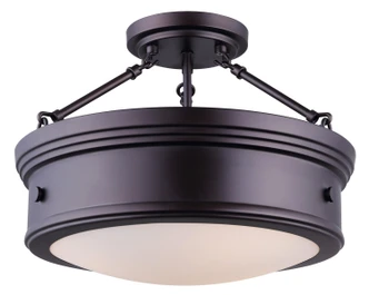 Boku Three Light Semi Flush Mount (ISF624A03ORB)