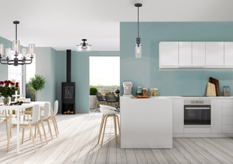 Albany Three Light Semi Flush Mount (ISF679A03ORB)