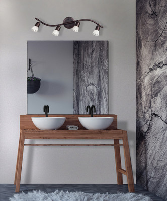 James Four Light Track Lighting (IT356A04ORB10)