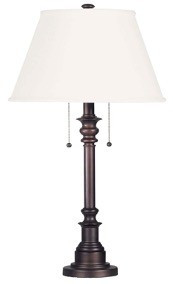 Canarm - ITL2121B31ORB - Two Light Table Lamp - Nevan - Oil Rubbed Bronze