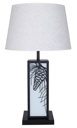 Coy Two Light Table Lamp (ITL2138B26BK)