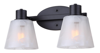 Canarm - IVL1151A02BK - Two Light Vanity - Luelle - Black