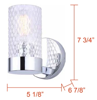 Eden One Light Vanity (IVL1168A01CH)