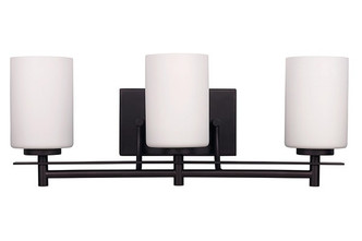 Canarm - IVL363A03ORB - Three Light Vanity - Carlton - Oil Rubbed Bronze