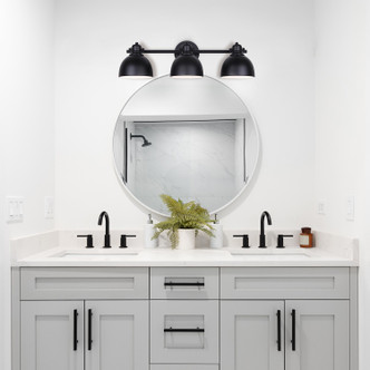 Polo Three Light Vanity (IVL622A03BK)