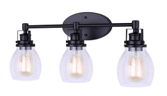 Canarm - IVL705A03BK - Three Light Vanity - Carson - Metal