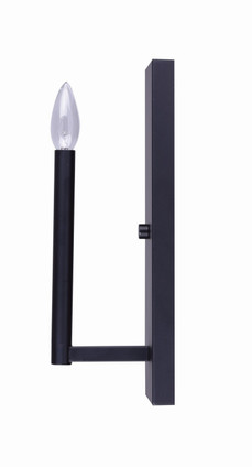 King One Light Wall Sconce (IWF1011A01BK)