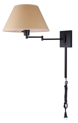 Canarm - IWF2119B01BK - One Light Wall Sconce - Theodore - Oil Rubbed Bronze