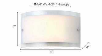 Logan One Light Wall Sconce (IWL228B01CH)