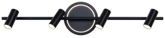Canarm - LT314A04BK - Four Light Track/Wall Light - Denver - Black