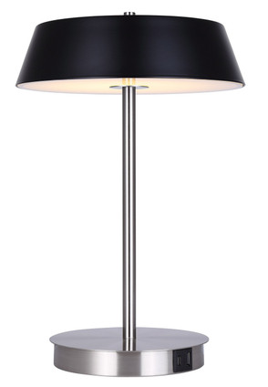 Canarm - LTL263A14BKN - LED Table Lamp - Jessa - Brushed Nickel