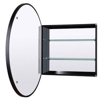 Medicine Cablinet Matte Black Medicine Cabinet (MCHDC1A2828MBK)