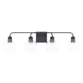 Capital Lighting - 120041MB-426 - Four Light Vanity - Tanner - Matte Black
