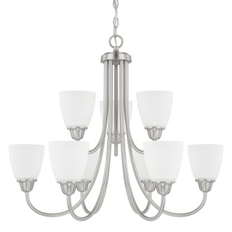 Capital Lighting - 415191BN-337 - Nine Light Chandelier - Trenton - Brushed Nickel