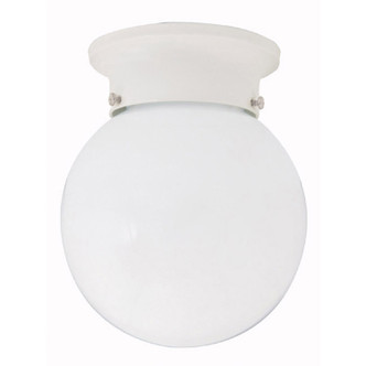 Capital Lighting - 5569WH - One Light Flush Mount - Globe - White Capital Lighting - 5569WH - One Light Flush Mount - Globe - White