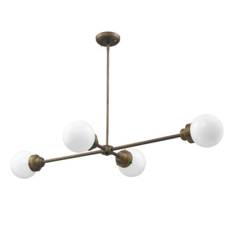 Acclaim Lighting - IN21222RB - Four Light Island Pendant - Portsmith - Raw Brass Acclaim Lighting - IN21222RB - Four Light Island Pendant - Portsmith - Raw Brass