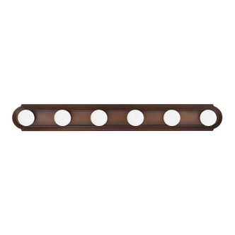 Capital Lighting - 8106BB - Six Light Vanity - Alice - Burnished Bronze