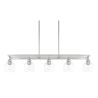 Capital Lighting - 821151PN-426 - Five Light Island Pendant - Mid Century - Polished Nickel