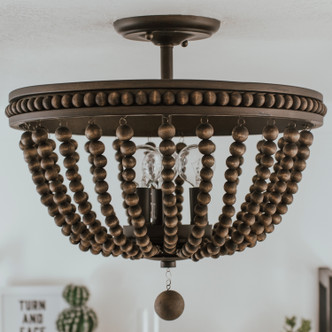 Handley Three Light Semi-Flush Mount (9A122A) Handley Three Light Semi-Flush Mount (9A122A)