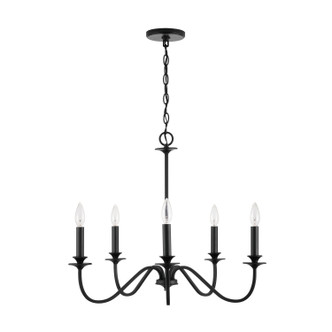 Capital Lighting - 9F375A - Five Light Chandelier - Weston - Matte Black