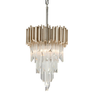 Corbett Lighting - 226-43 - Three Light Pendant - Mystique - Modern Silver Leaf