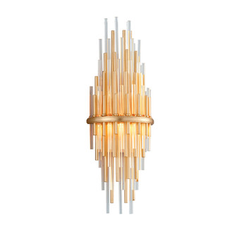 Corbett Lighting - 238-12-GL/SS - Two Light Wall Sconce - Theory - Gold Leaf