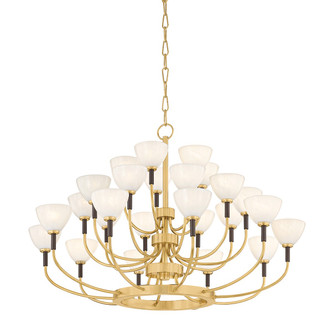 Corbett Lighting - 489-38-VB/BRZ - LED Chandelier - Brahma - Vintage Brass