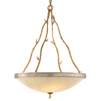 Corbett Lighting - 66-44 - Five Light Chandelier - Parc Royale - Gold And Silver Leaf