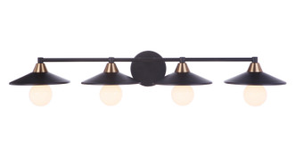 Isaac Four Light Vanity (12537FBSB4)