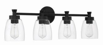 Craftmade - 12730FB4 - Four Light Vanity - Henning - Flat Black