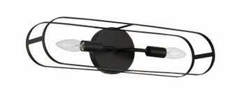 Craftmade - 12820FB2 - Two Light Vanity - Mindful - Flat Black