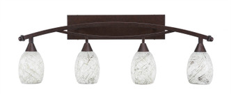 Toltec Lighting - 174-BRZ-5054 - Four Light Bath Bar - Bow - Bronze