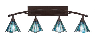 Toltec Lighting - 174-BRZ-9325 - Four Light Bath Bar - Bow - Bronze