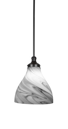 Toltec Lighting - 79-MB-4729 - One Light Pendant - Juno - Matte Black