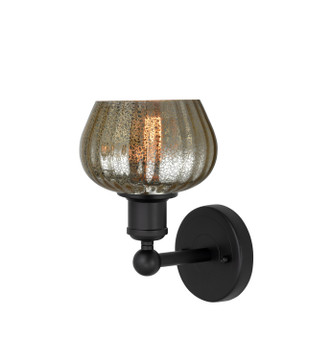 Edison One Light Wall Sconce (616-1W-BK-G96)