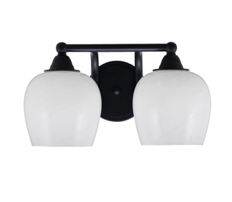 Toltec Lighting - 3422-MB-4811 - Two Light Bath Bar - Paramount - Matte Black