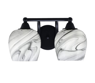 Toltec Lighting - 3422-MB-4819 - Two Light Bath Bar - Paramount - Matte Black