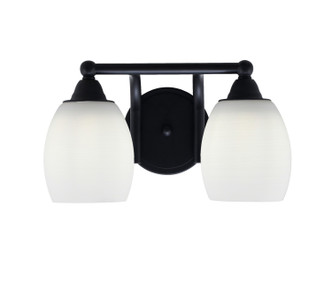 Toltec Lighting - 3422-MB-615 - Two Light Bath Bar - Paramount - Matte Black