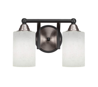 Toltec Lighting - 3422-MBBN-310 - Two Light Bath Bar - Paramount - Matte Black & Brushed Nickel