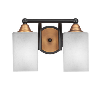 Toltec Lighting - 3422-MBBR-531 - Two Light Bath Bar - Paramount - Matte Black & Brass