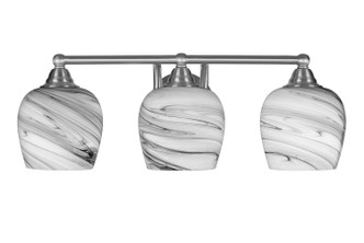 Toltec Lighting - 3423-BN-4819 - Three Light Bath Bar - Paramount - Brushed Nickel