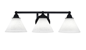 Toltec Lighting - 3423-MB-312 - Three Light Bath Bar - Paramount - Matte Black