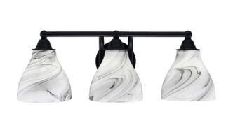 Toltec Lighting - 3423-MB-4769 - Three Light Bath Bar - Paramount - Matte Black