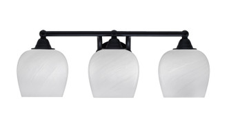 Toltec Lighting - 3423-MB-4811 - Three Light Bath Bar - Paramount - Matte Black